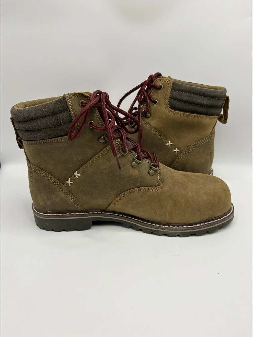 Kodiak BRALORNE KD0A4TEWBRN Men’s NEW Comp-Toe Work Boot Brown 10M NWOB